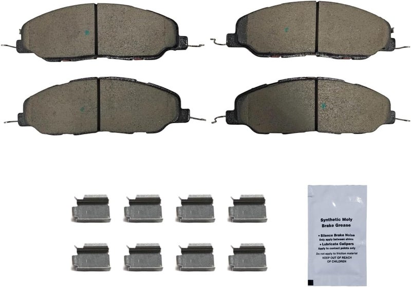 HUSCH D1463 Front Ceramic Brake Pads Kit Fit For Ford Mustang 2011-2014 - Image 2